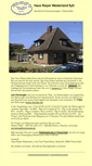 Mobile Screenshot of haus-rieper-sylt.de